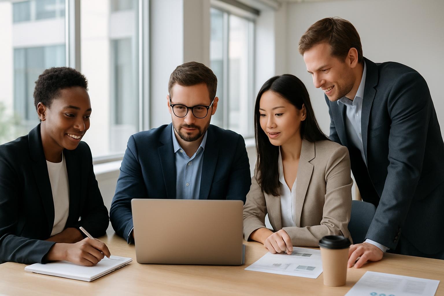 Teamarbeit bei B2B Consult